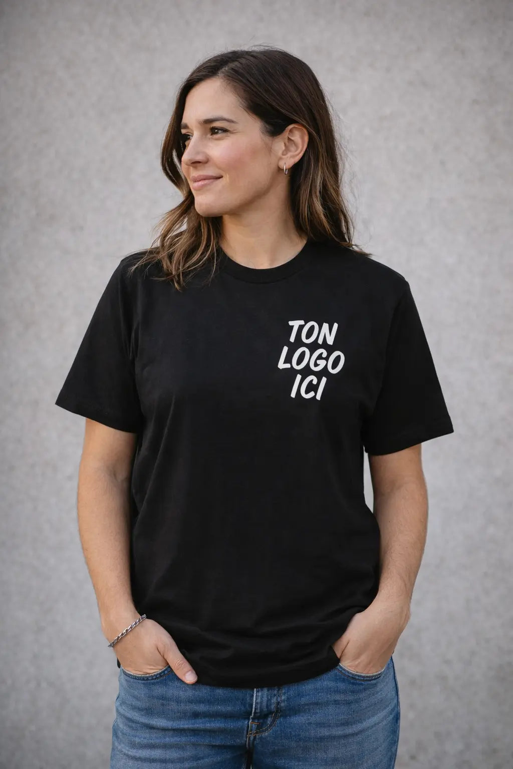 t-shirt coton personnalisable Familink.art